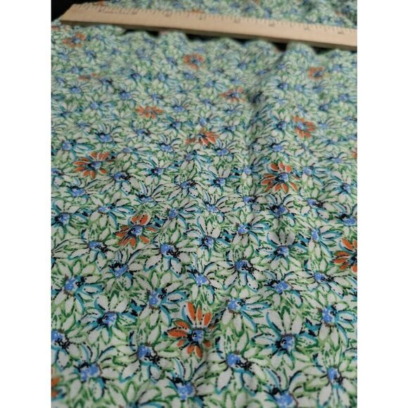 Sunny Girl Green Floral Print Women's 1X - Picture 4 of 5